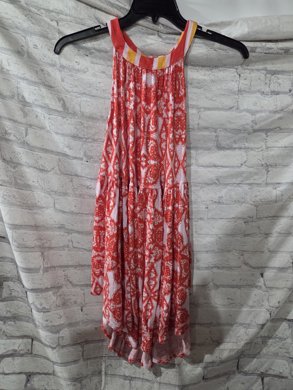 Free People Mimi Halter Floral Tunic